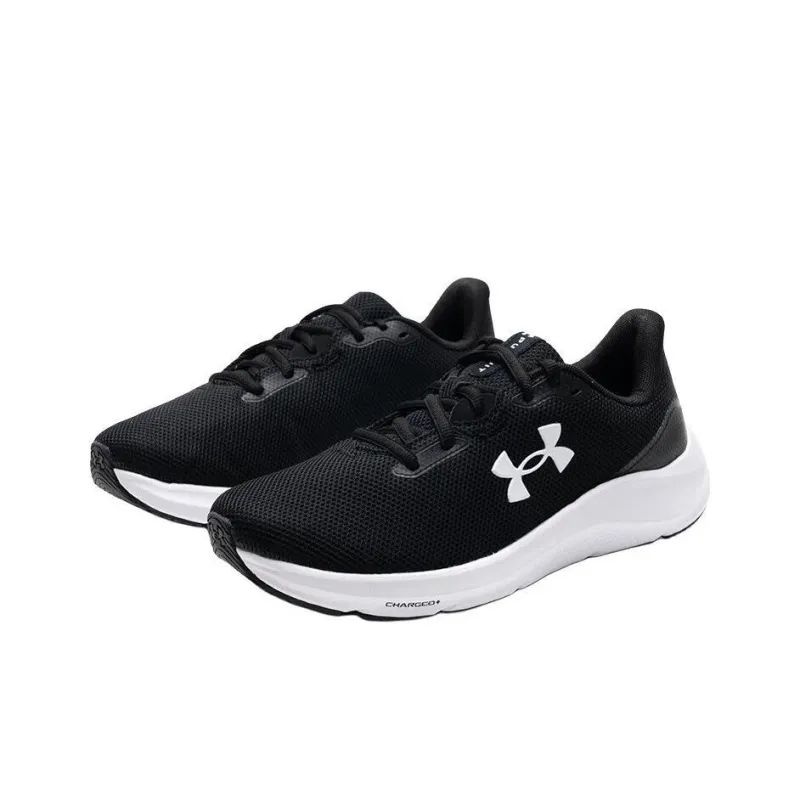 Under Armour Anti-Slip Wear-Resistant Low-Top Running Shoes Men's Black-1