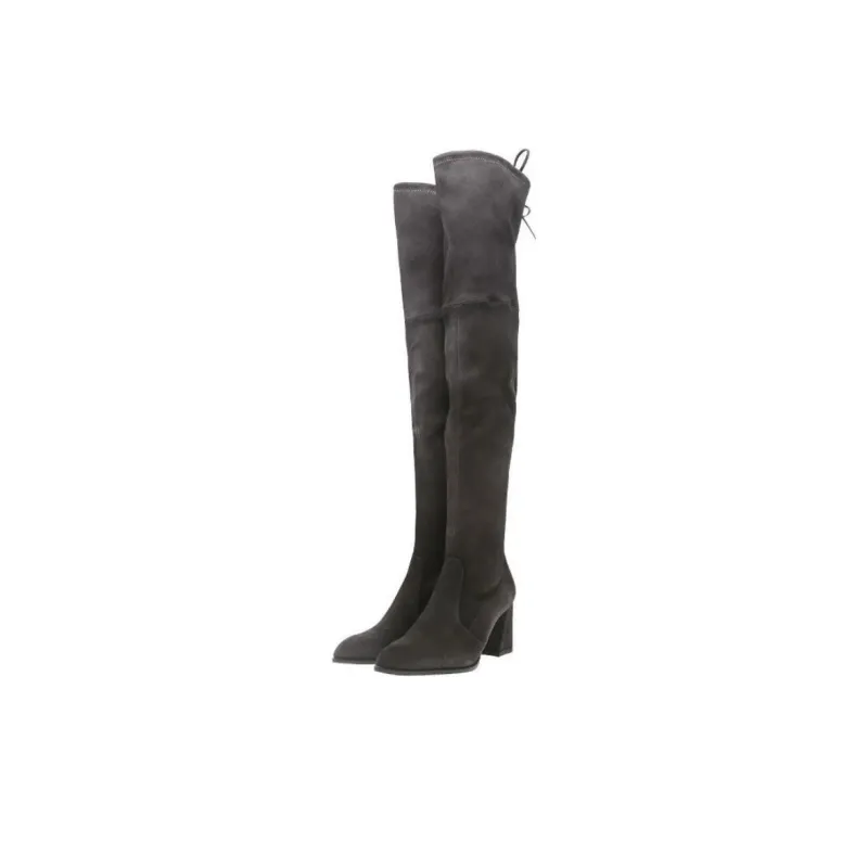 Stuart Weitzman/SW Tieland Knee-high Boots 6cm Women's Gray-2
