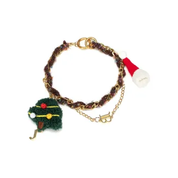 Zinc Alloy Braided String Pendant DIY Accessories Bag Accessory Unisex Green