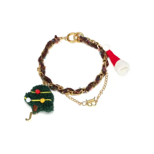 Zinc Alloy Braided String Pendant DIY Accessories Bag Accessory Unisex Green
