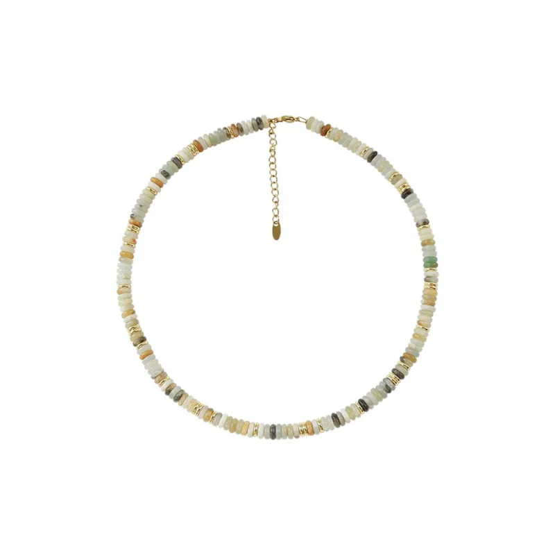 GITHA Green Aventurine Necklaces Women's-0