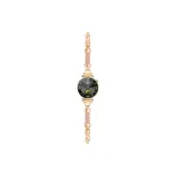 Rose Gold Cameo Brown/Metal-Braided String Chanel-Inspired Chain