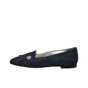INES DE LA FRESSANGE Denim City Casual Single Shoes Women's Blue