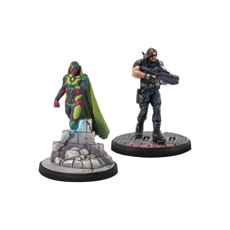 ASMODEE Marvel CP Tactics VISION & WINTER SOLDIER Board Games-2