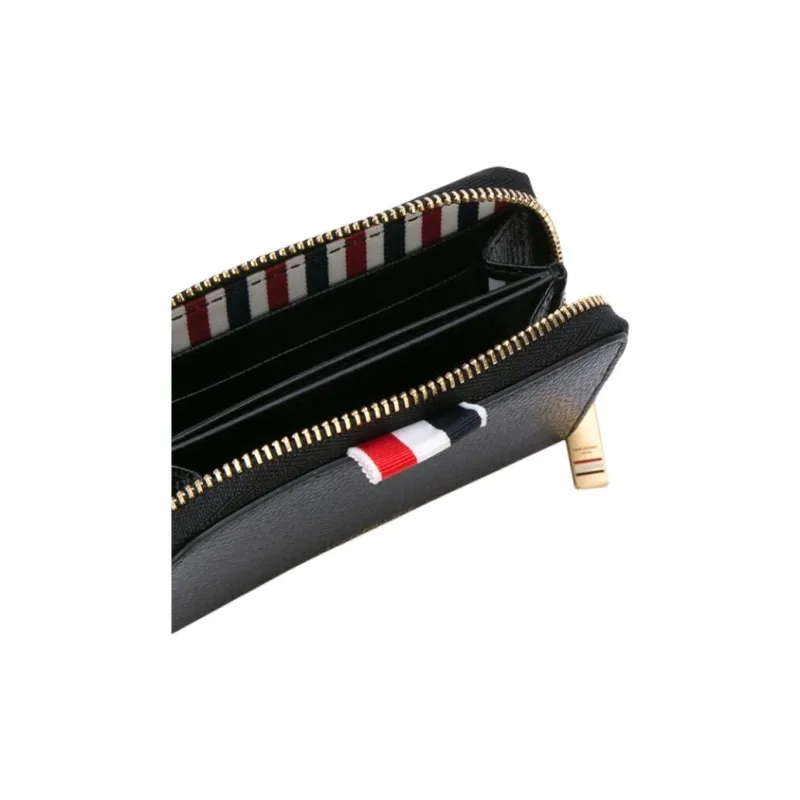 THOM BROWNE Logo Zip Around Wallet-2