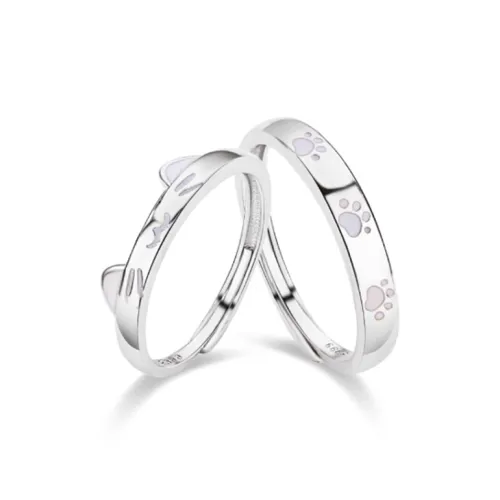 YINGNIXINDONG 999 Fine Silver Rings Unisex