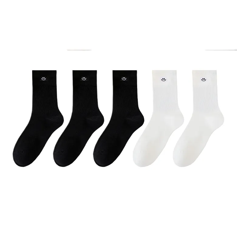 Cotton Gene Mid Calf Socks Women's Shopping Bag 5 Pack-8