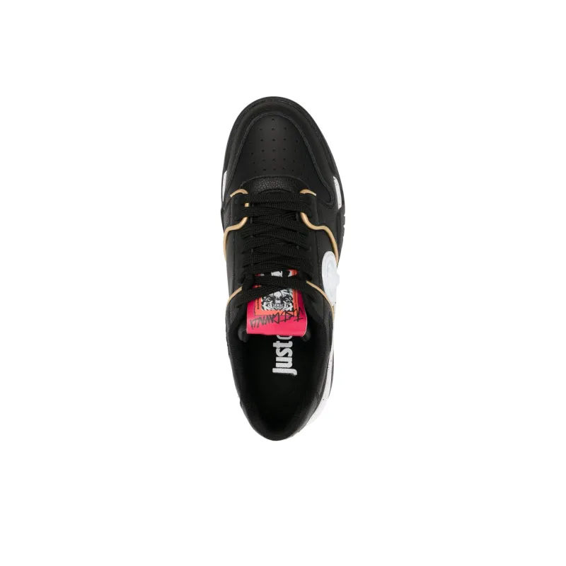 Just Cavalli Tiger Head-motif Leather Sneakers-4