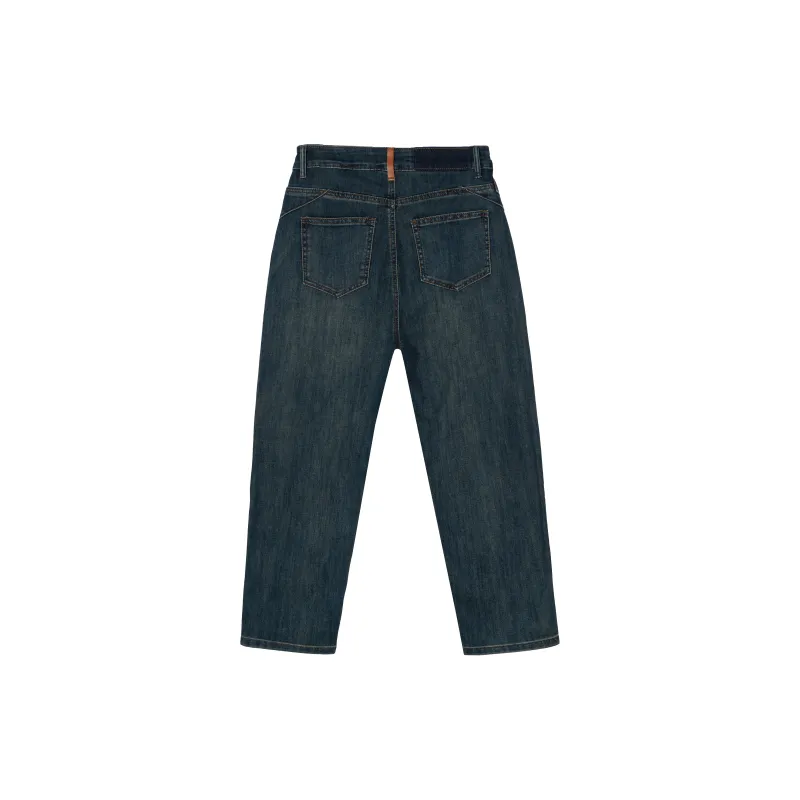 FAWENXIANGZI Jeans Women's Blue-1