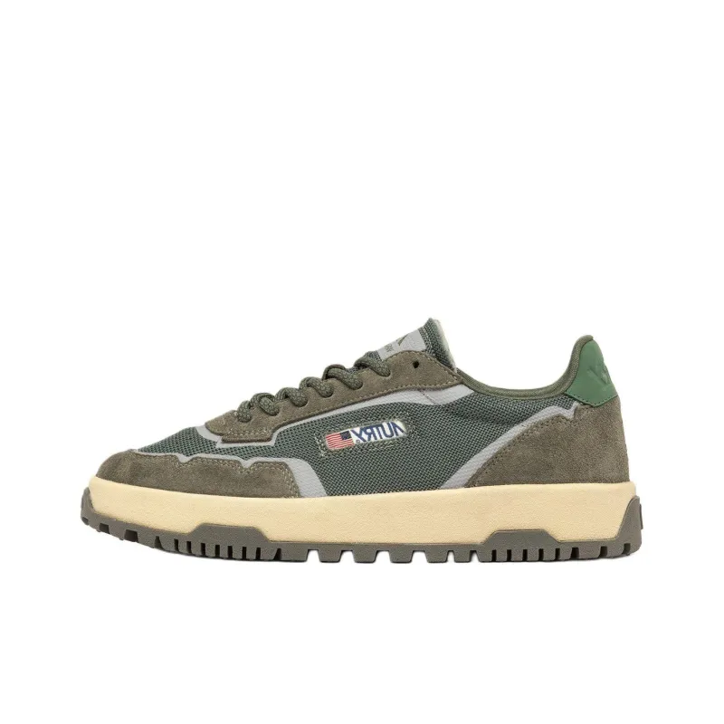 AUTRY Wildpace Slip Resistant Low Top Skateboard Shoes Men's Green-0