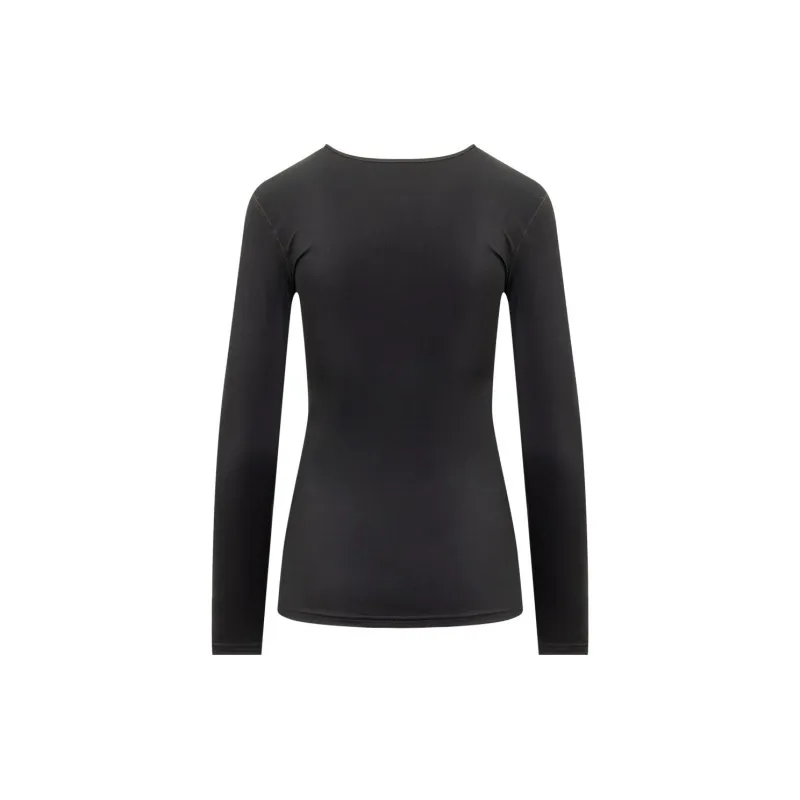JIL SANDER + Crewneck Long Sleeved T Shirt-1