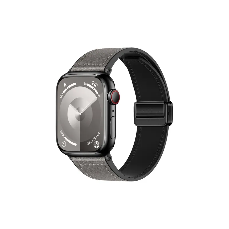 CHRROTA Watch Band Apple Compatibility Genuine Leather Material-7