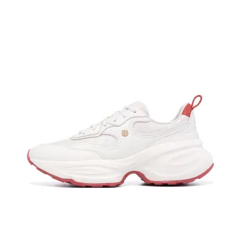 LI NING 1990 Classic Collection Rebound Anti Slip And Wear Resistant Low Top Casual Shoes Women's Ecru