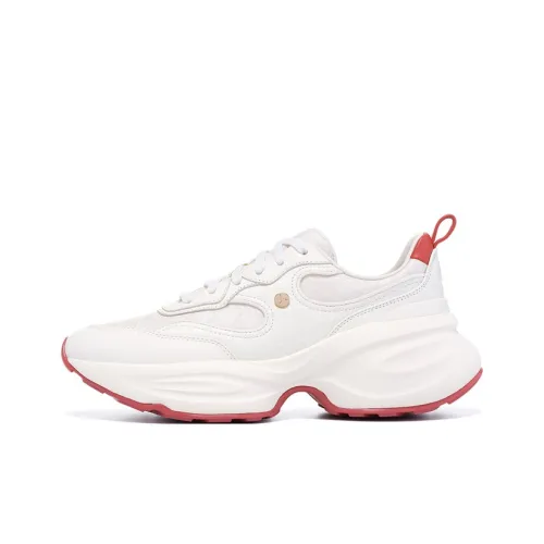 LI NING 1990 Classic Collection Rebound Anti Slip And Wear Resistant Low Top Casual Shoes Women's Ecru