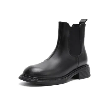 HUANAI Short Chelsea Boots Women's Black
