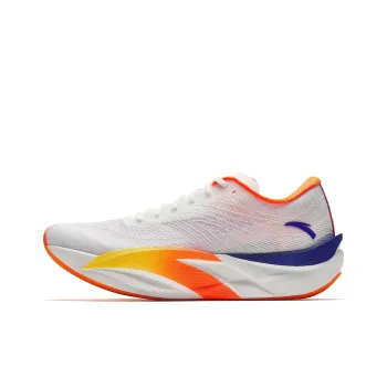 Anta C202 6.0 Anti Slip And Wear Resistant Breathable Low Top Casual Running Shoes Men's White Blue Orange