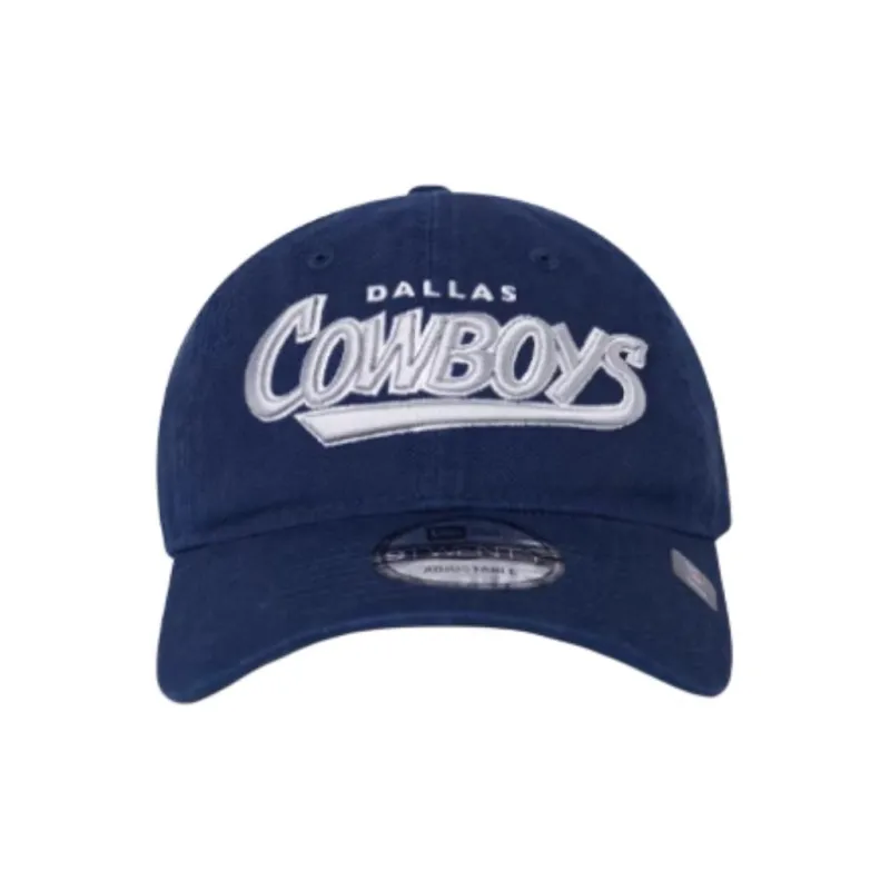 New Era Cotton Baseball Caps Unisex Navy Blue-1