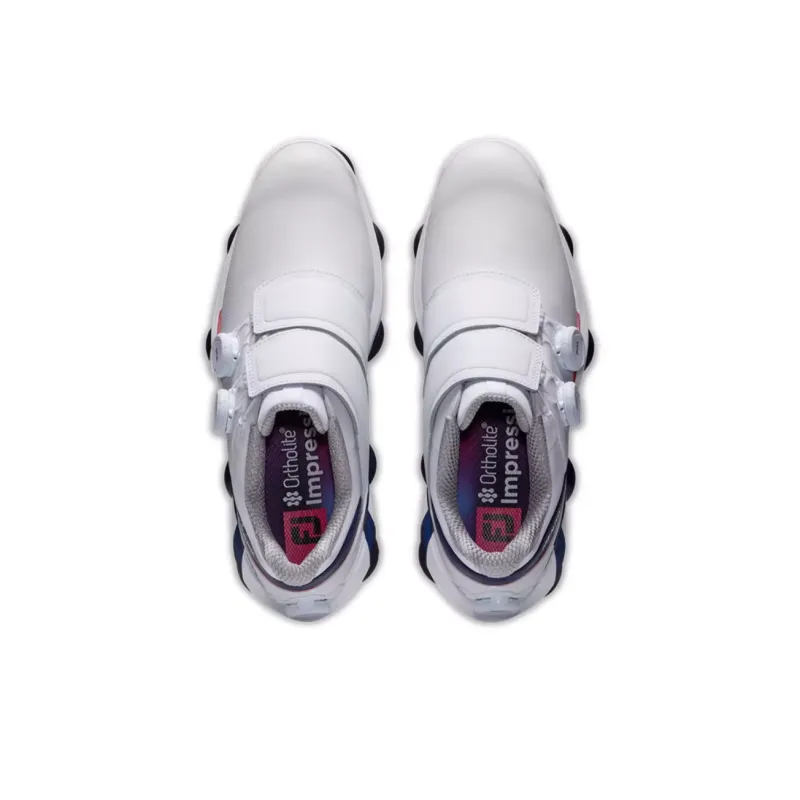 FOOTJOY Cushioning Wear Resistant Low Top Golf Shoes Men's White-2