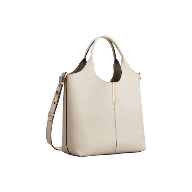 TOD'S Logo Engraved Small Shopper Bag-1