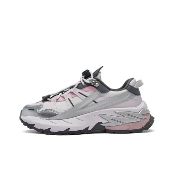 FILA FUSION COMET Wear Resistant Low Top Casual Shoes Women's Gray Purple