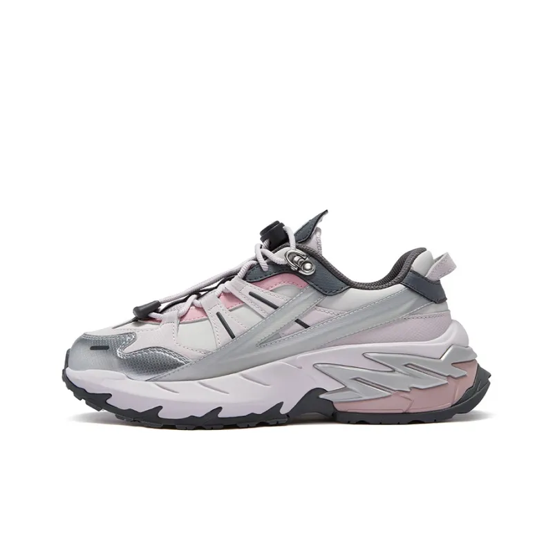 FILA FUSION COMET Wear-Resistant Low-Top Casual Shoes Women's Gray Purple-0