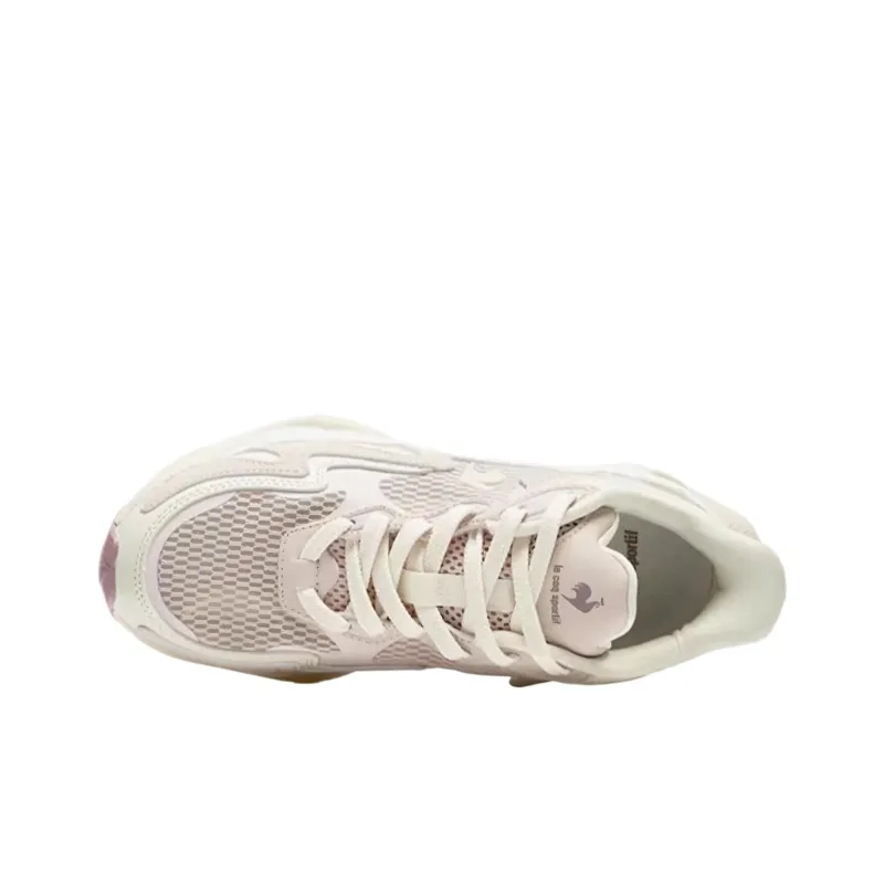 Le Coq Sportif Slip Resistant, Abrasion Resistant, Breathable, Lightweight Low Top Casual Shoes Women's Beige-1
