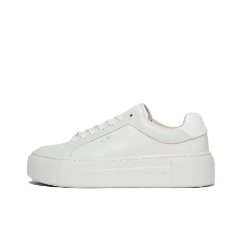 CALVIN KLEIN Low Top Skateboard Shoes Women's White-0