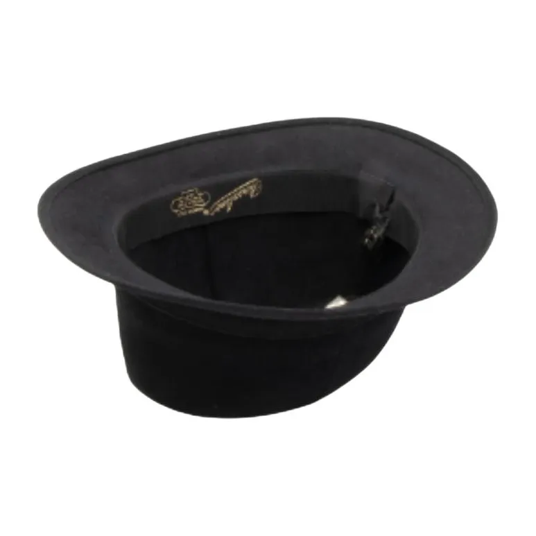 Borsalino Logo patch Felted Trilby-3