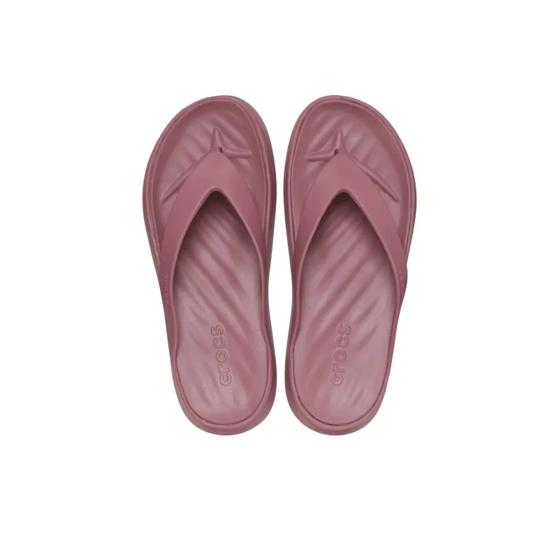 Crocs Slip Resistant Quiet Quick Drying Flip Flops Women's Purple-3