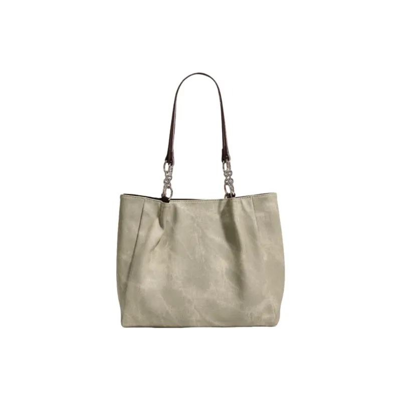 PAYOT Microfiber Synthetic Leather Tote Bag Shopping Bag Shoulder Bags Regular Women's Sand Tea Brown-2