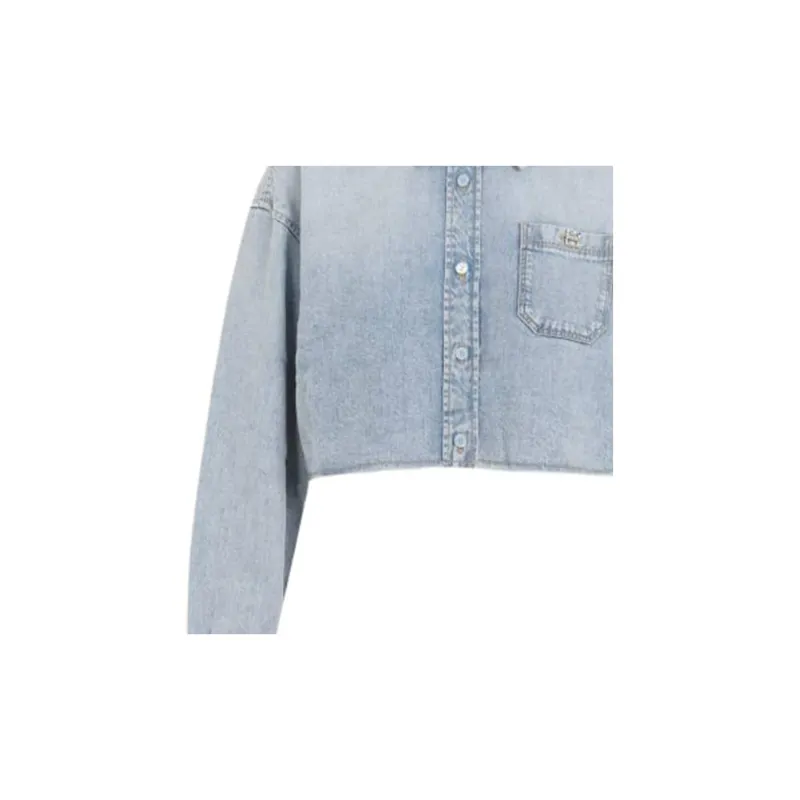 Givenchy 4G Plaque Denim Shirt-3