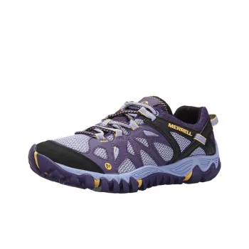 MERRELL All Out Blaze Slip Resistant, Abrasion Resistant, Waterproof Low Top Outdoor Shoes Women's Purple