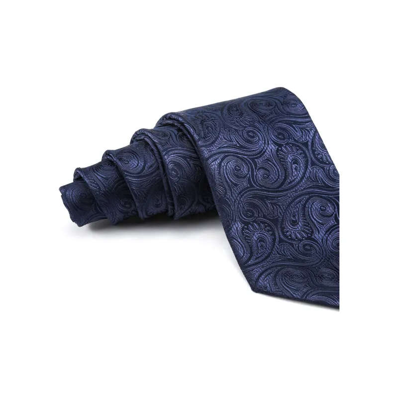 GOLDLION Polyester Ties Men's Blue-16