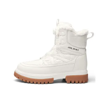 JEEP SPIRIT Snow Boots Men Swan White