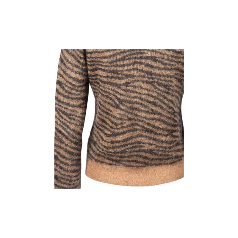 MaxMara Studio All Over Patterned Crewneck Jumper-3