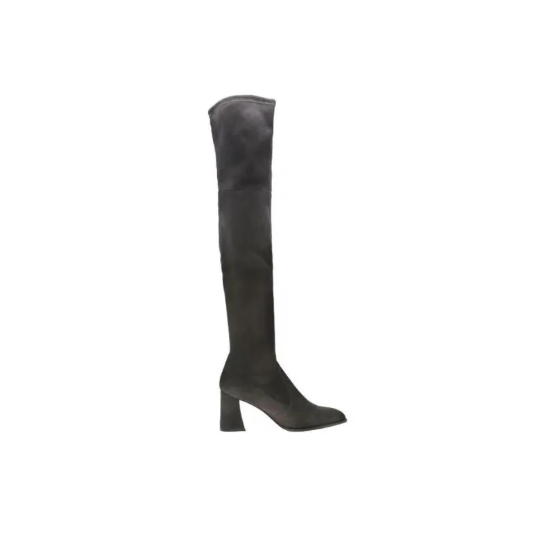 Stuart Weitzman/SW Tieland Knee-high Boots 6cm Women's Gray-1