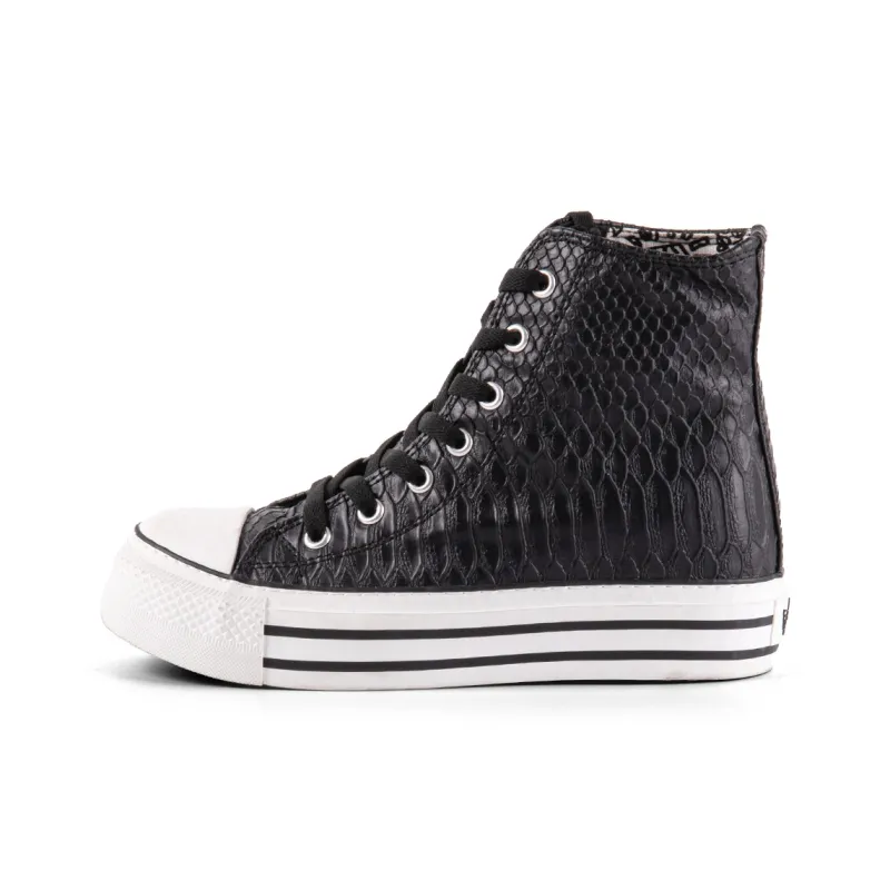 IiJin Height Increasing High Top Skateboard Shoes Women's-0