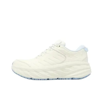 HOKA ONE ONE Bondi SR Anti Slip Wear Resistant Low Top Casual Shoes Men's Ecru