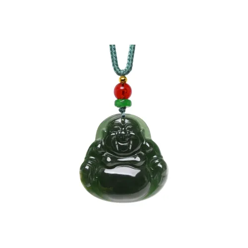 MARY WINDSOR Tower Jade Buddha Pendant With Jade And Stone Buddha Pendant Jasper Women's