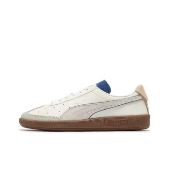 PUMA Stenzel PL Vlado Anti Slip Wear Resistant Low Top Skateboard Shoes Unisex Beige Blue