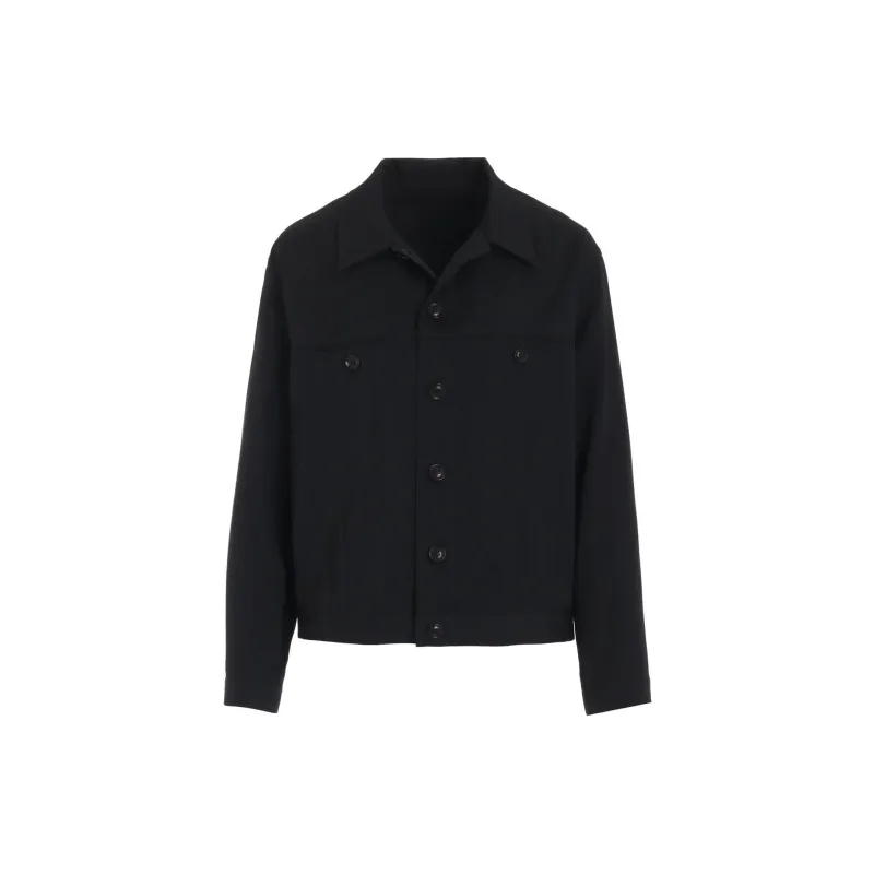 Yohji Yamamoto KO Panel Denim Jacket 'Black'-1