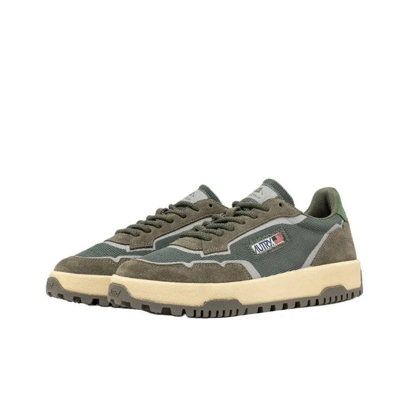 AUTRY Wildpace Slip Resistant Low Top Skateboard Shoes Men's Green-2