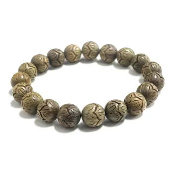 Jinghua Record Green Sandalwood Bracelets Unisex