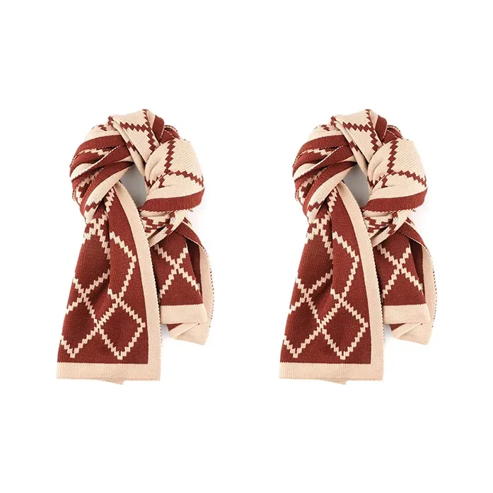Yalu Preferred Knit Scarves Unisex-17