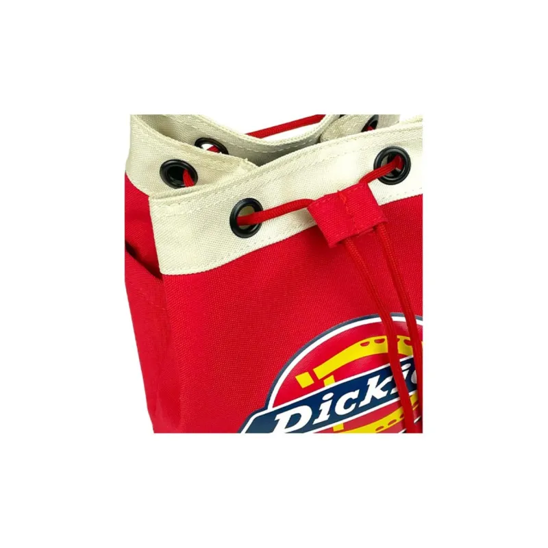Dickies Polyester Bucket One Shoulder Handbag, Crossbody Bag Regular Unisex Red-3