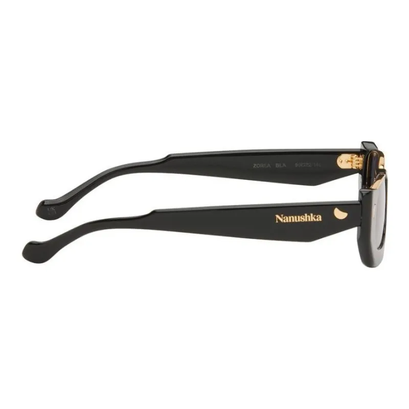 NANUSHKA Acetate Rectangular Sunglasses Men's Black-2