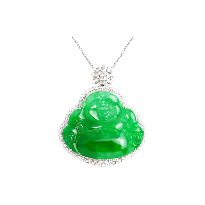 Clear Snow Ice Glutinous Necklaces Unisex-0
