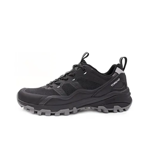 TOREAD Anti-Slip Wear-Resistant Low-Top Trekking Shoes Men's Black