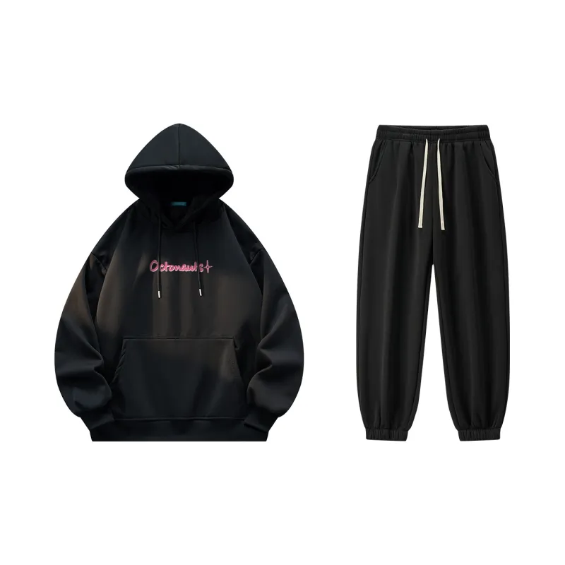 Small Columns Under The Sea Sweatshirt Set Unisex-5
