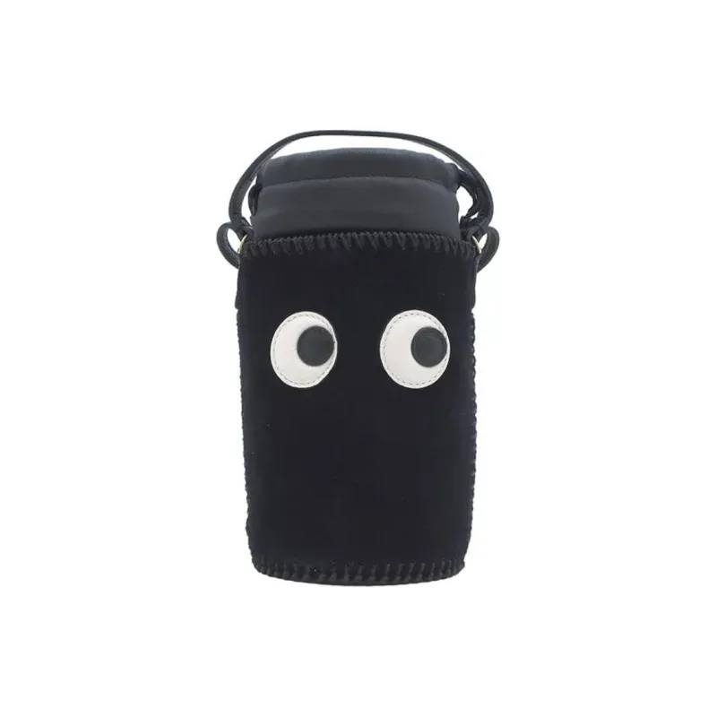 Anya Hindmarch Calfskin Envelope Bag Crossbody Bag Shoulder Bag Women's Black-1